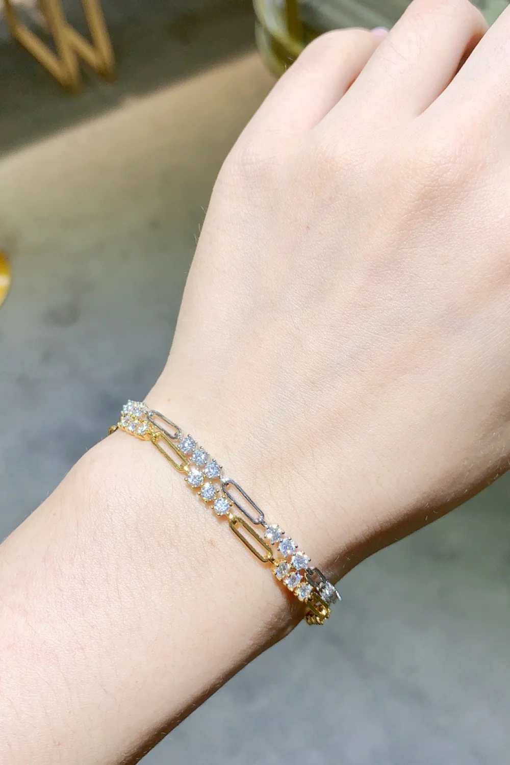 1.8 Carat Moissanite 925 Sterling Silver Bracelet - Image 5