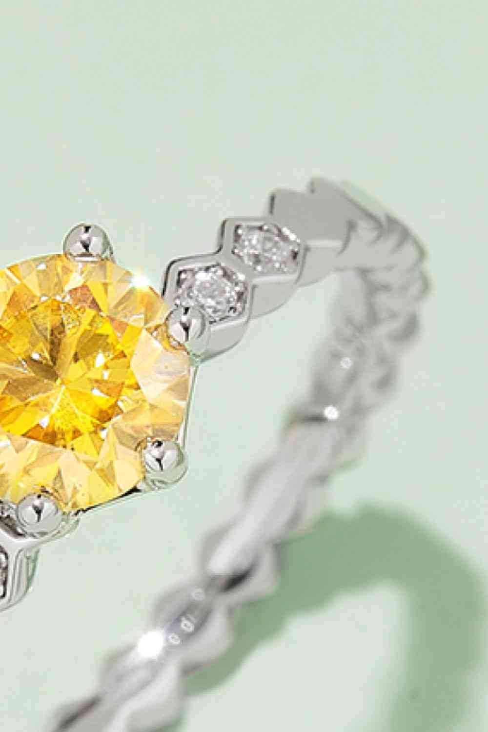 1 Carat Moissanite 6-Prong 925 Sterling Silver Ring - Image 9