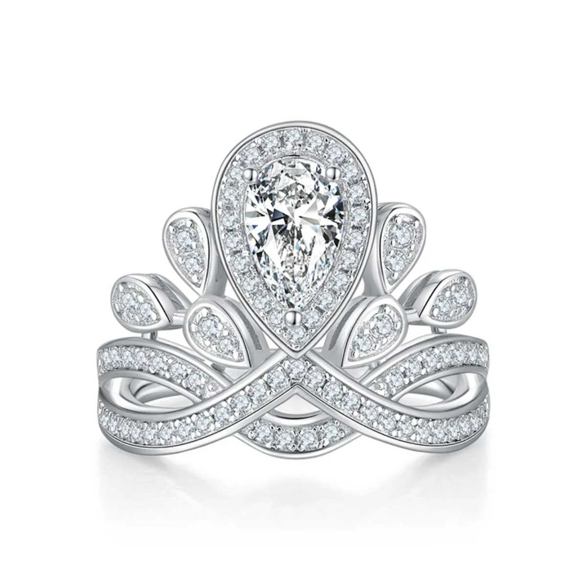 1 Carat Moissanite 925 Sterling Silver Ring - Image 12
