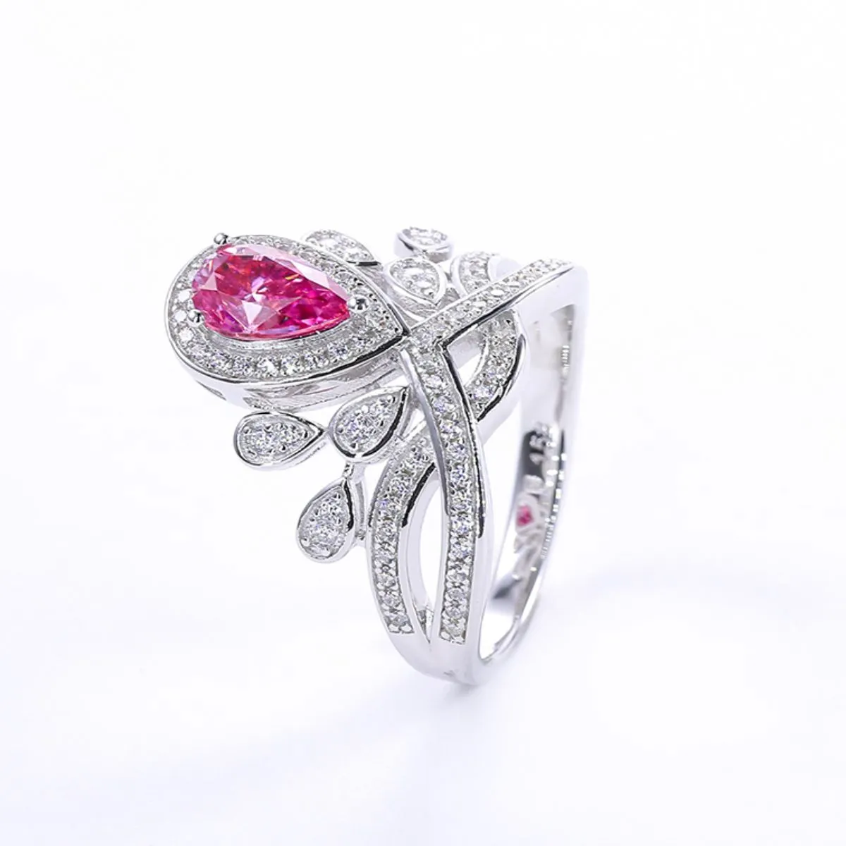 1 Carat Moissanite 925 Sterling Silver Ring - Image 2