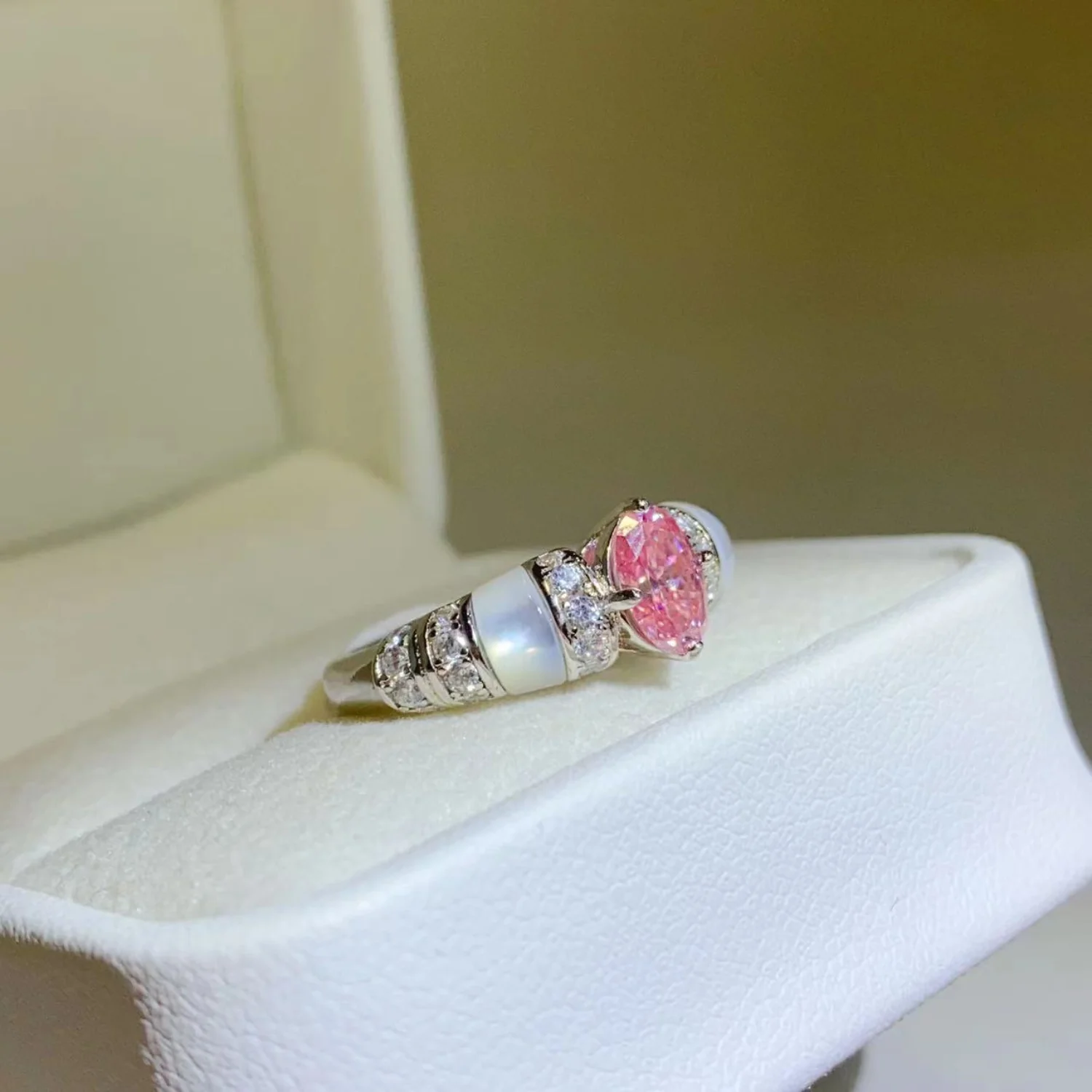 1 Carat Moissanite 925 Sterling Silver Ring - Image 3