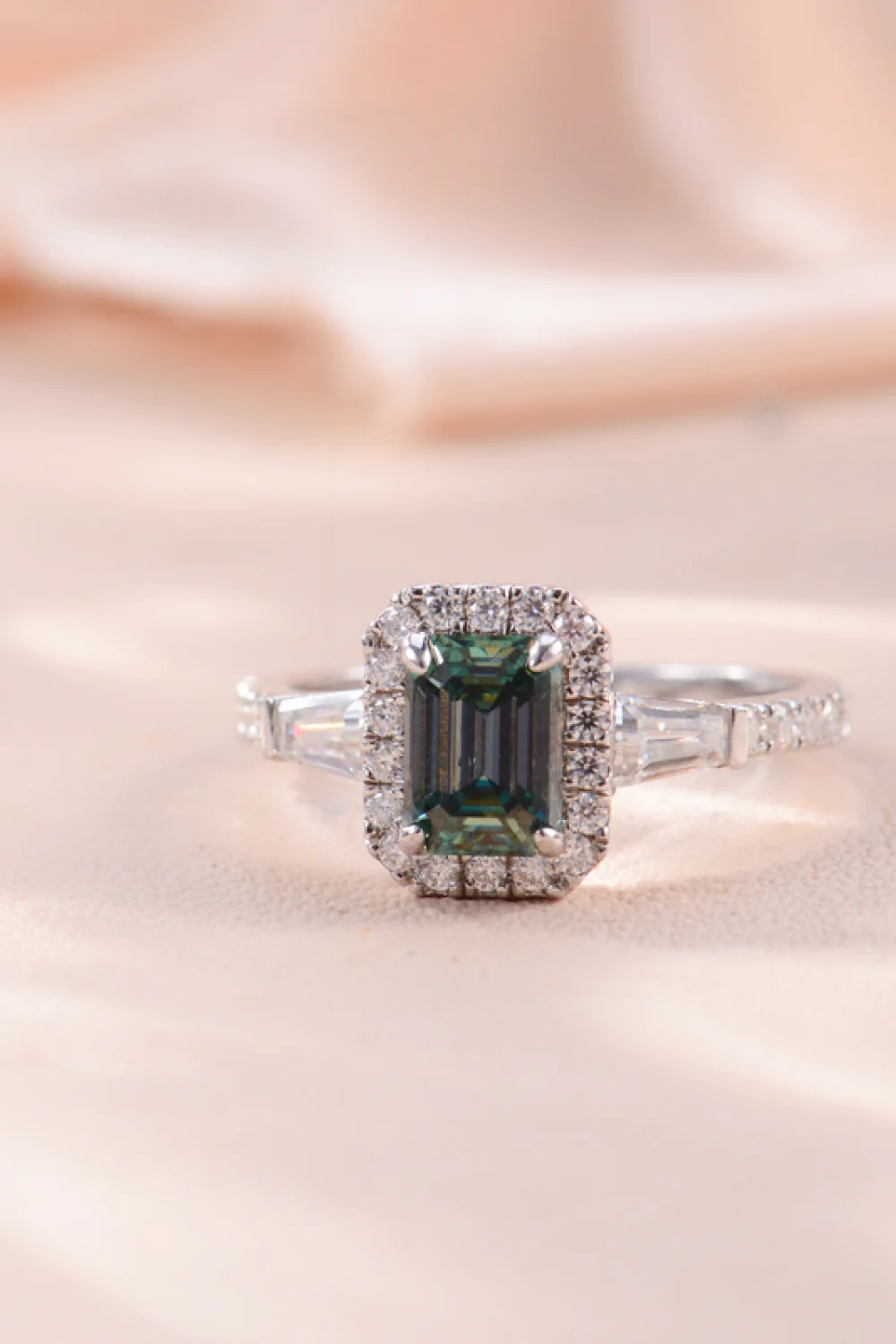 1 Carat Moissanite 925 Sterling Silver Ring - Image 2
