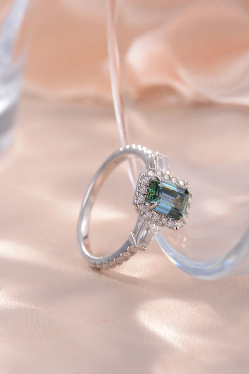1 Carat Moissanite 925 Sterling Silver Ring - Image 3