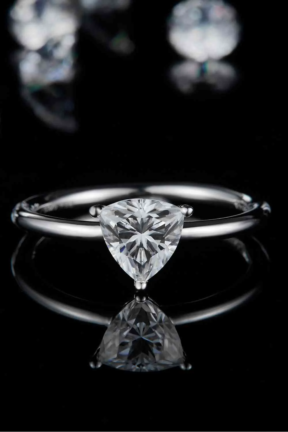1 Carat Moissanite 925 Sterling Silver Solitaire Ring - Image 22