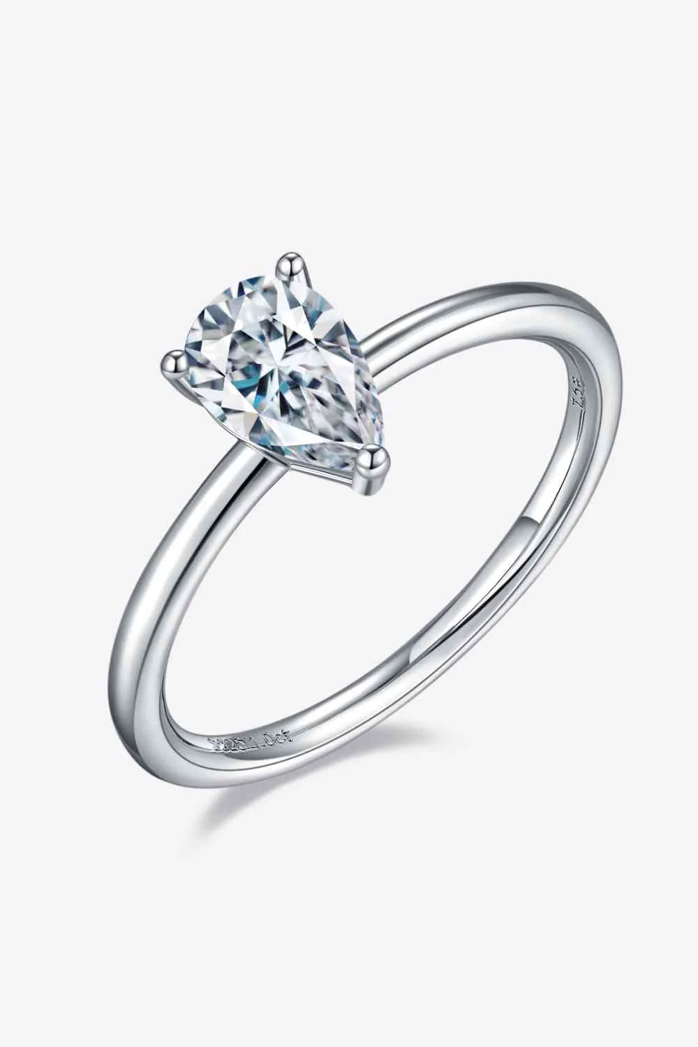 1 Carat Moissanite 925 Sterling Silver Solitaire Ring - Image 23