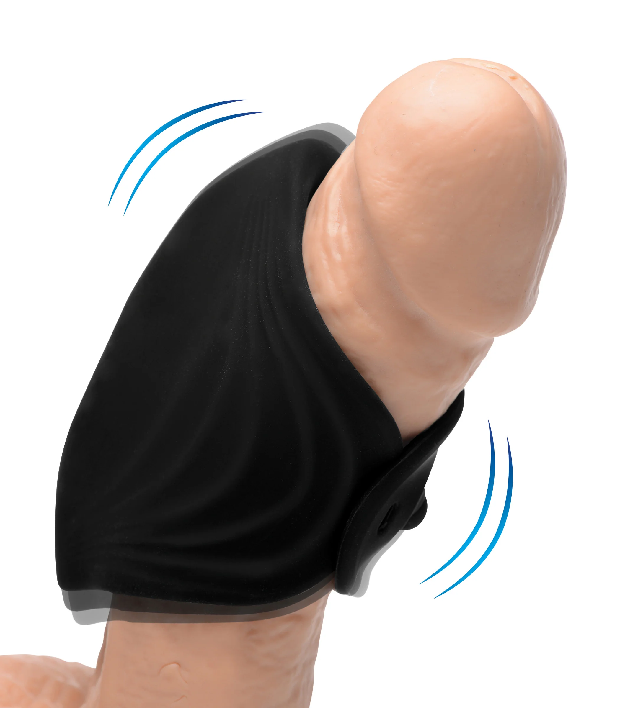10x Pleasure Stroke Vibrating Silicone Penis Sleeve - Image 7