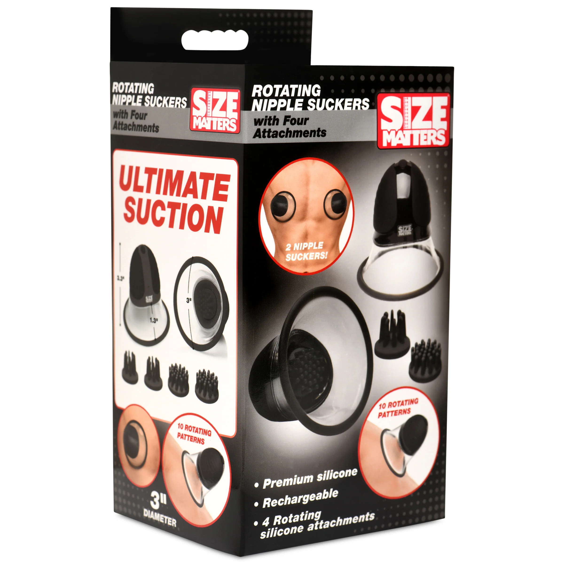 10x Rotating Nipple Suckers With 4 Attachments - Image 6