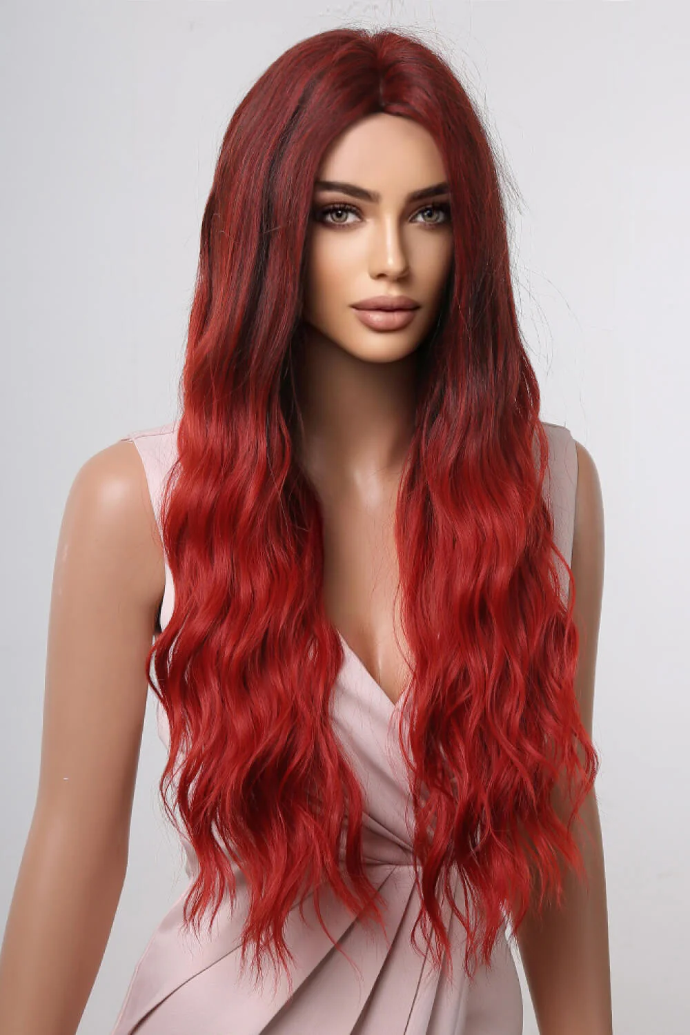 13*1" Full-Machine Wigs Synthetic Long Wave 27" - Image 5