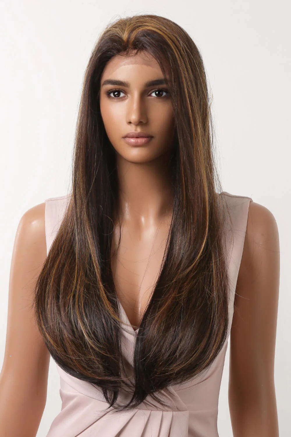 13*2" Lace Front Wigs Synthetic Long Straight 26" 150% Density - Image 3