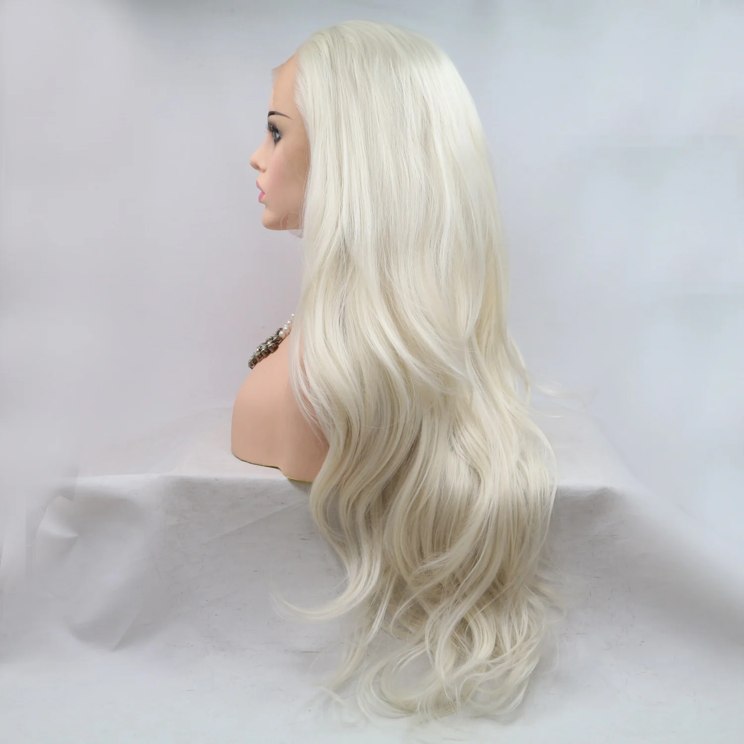 13*3" Lace Front Wigs Synthetic Long Wavy 24" 130% Density - Image 4