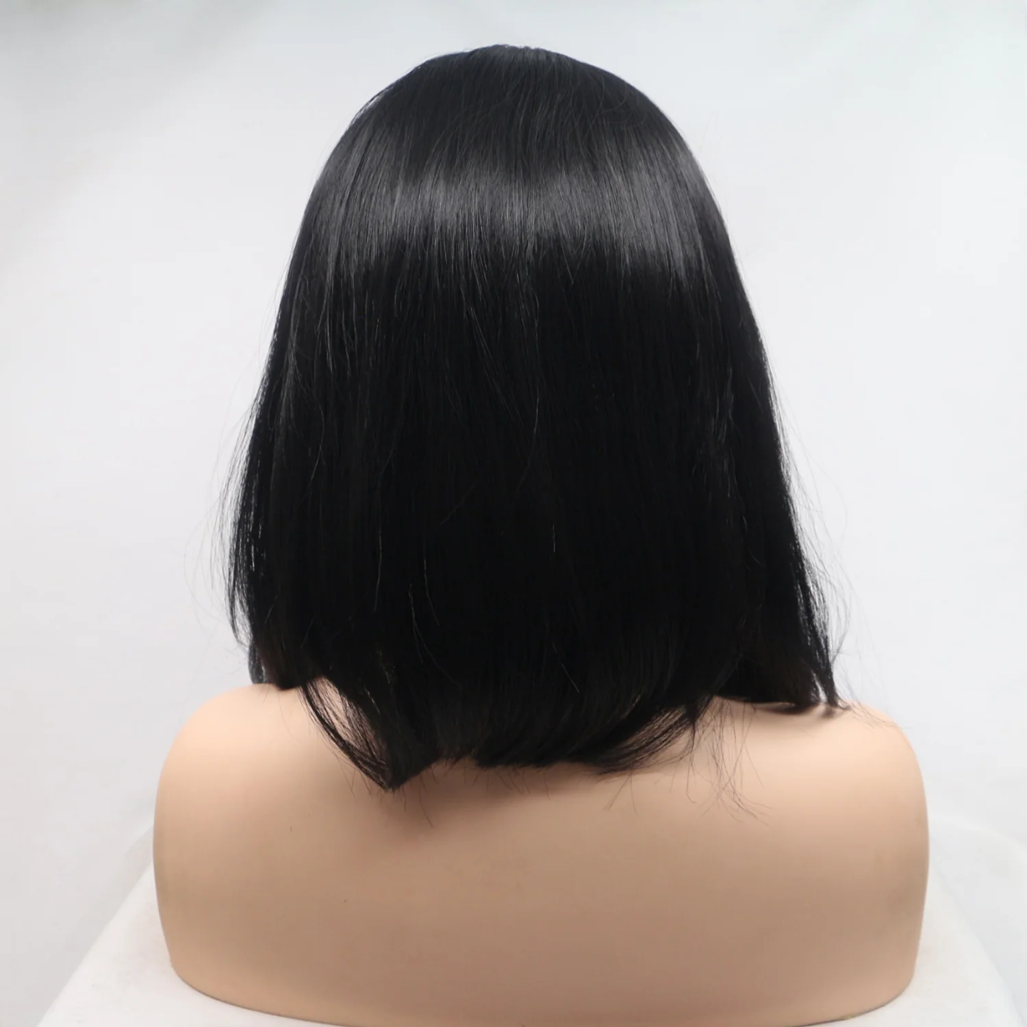 13*3" Lace Front Wigs Synthetic Mid-length Straight 12" 130% Density - Image 2