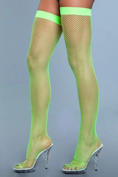 1931 Nylon Fishnet Thigh Highs - Image 17