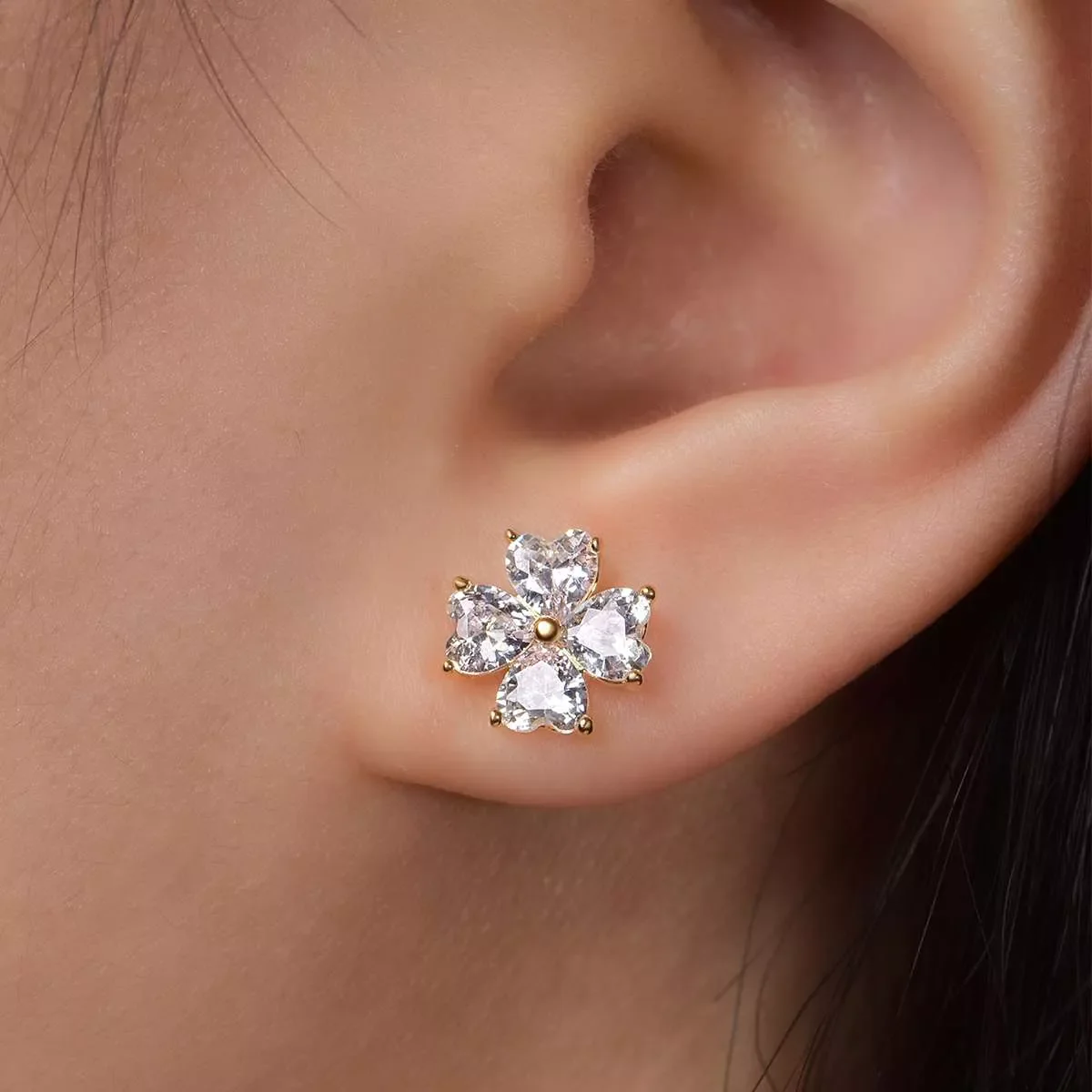 2.4 Carat Moissanite 925 Sterling Silver Stud Earrings - Image 5