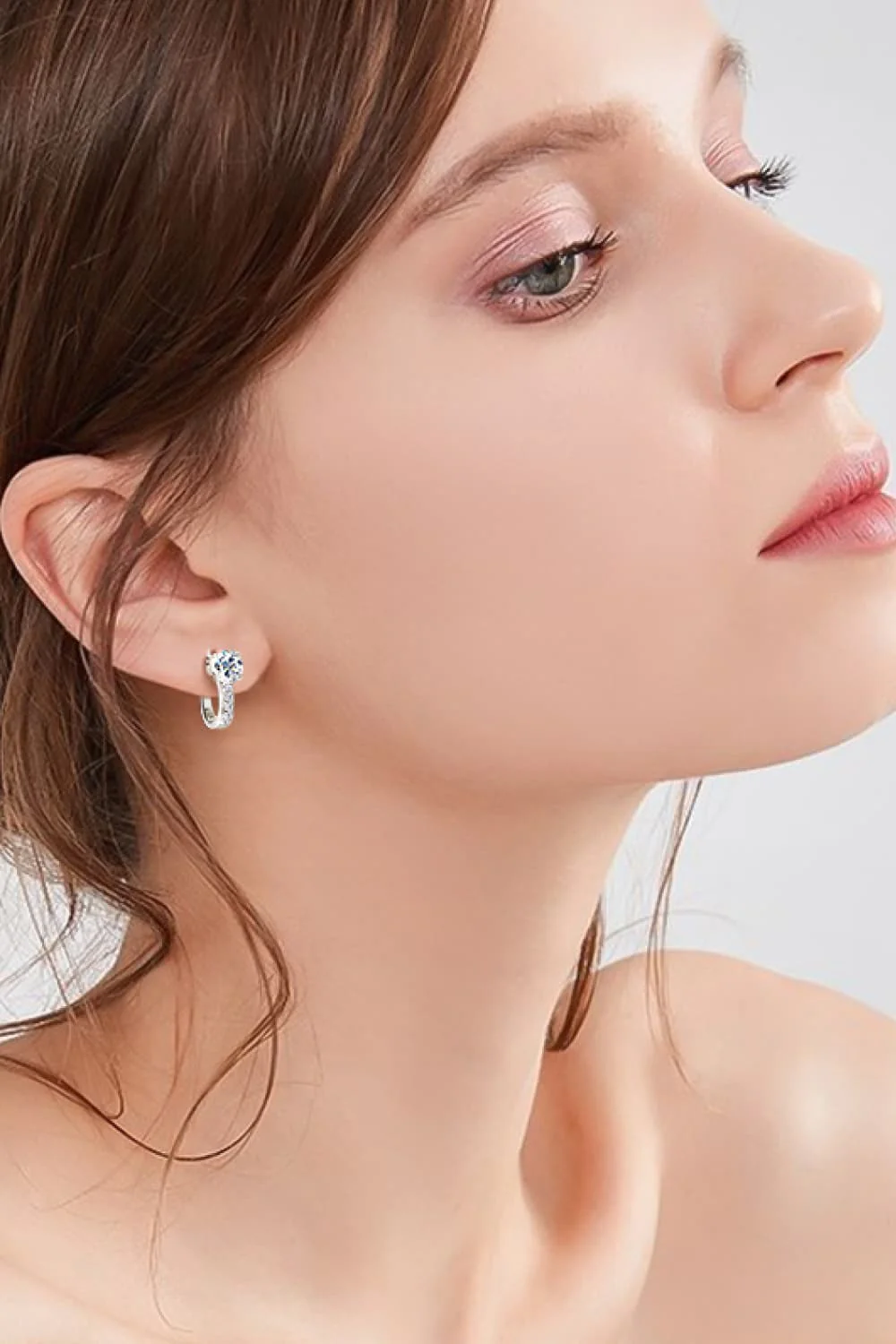 2 Carat Moissanite 925 Sterling Silver Earrings - Image 5
