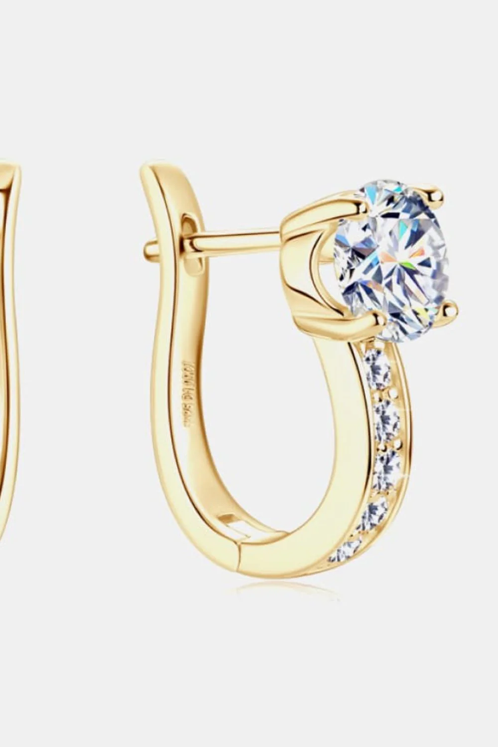 2 Carat Moissanite 925 Sterling Silver Earrings - Image 8