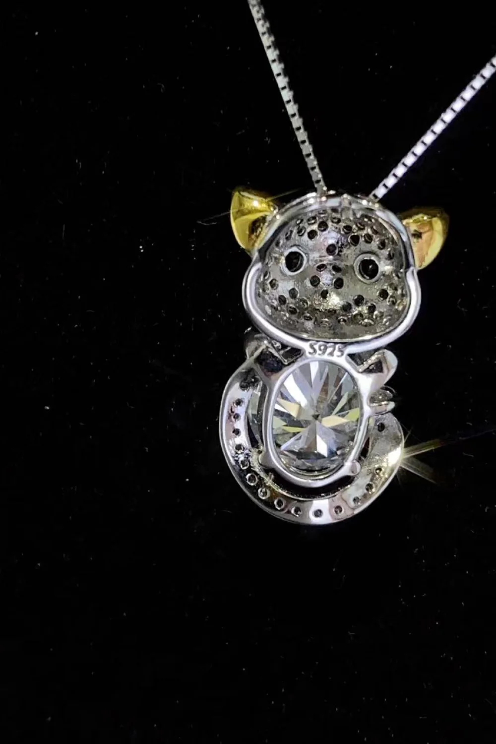 2 Carat Moissanite 925 Sterling Silver Necklace - Image 3