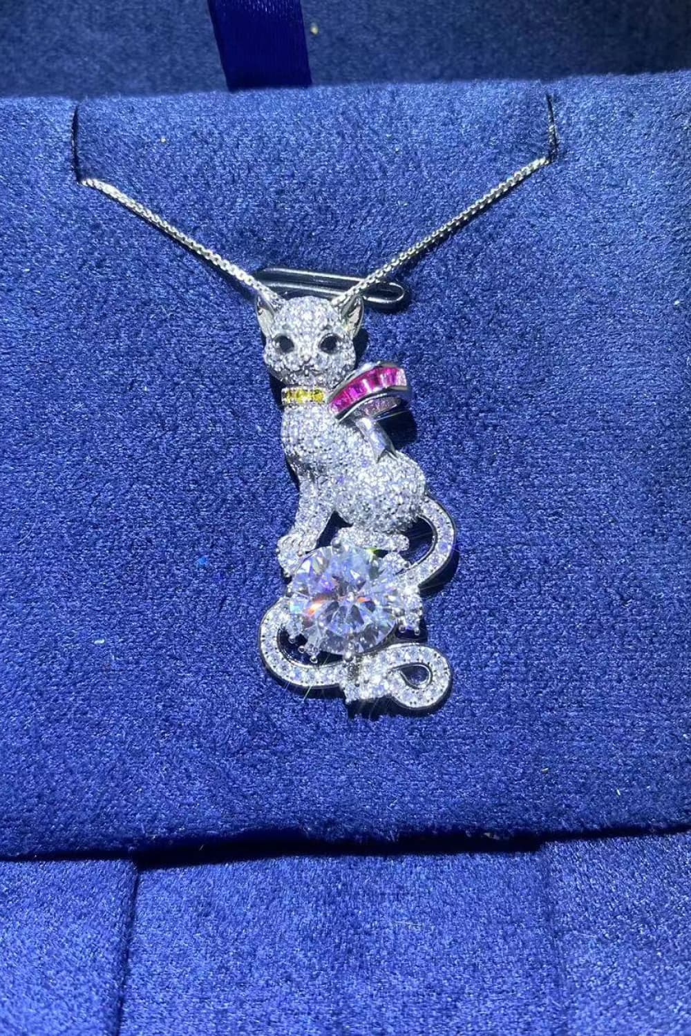 2 Carat Moissanite 925 Sterling Silver Necklace - Image 2