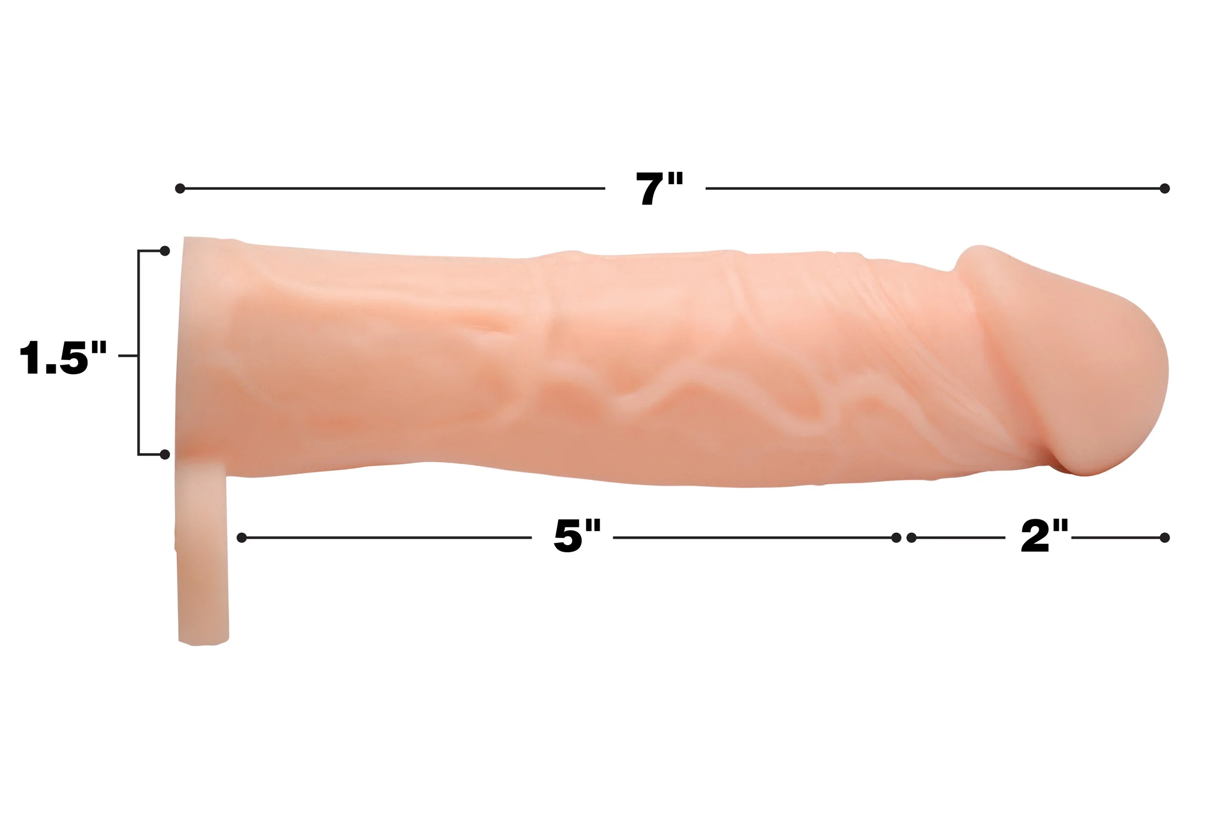 2 Inch Silicone Penis Extension - Image 4