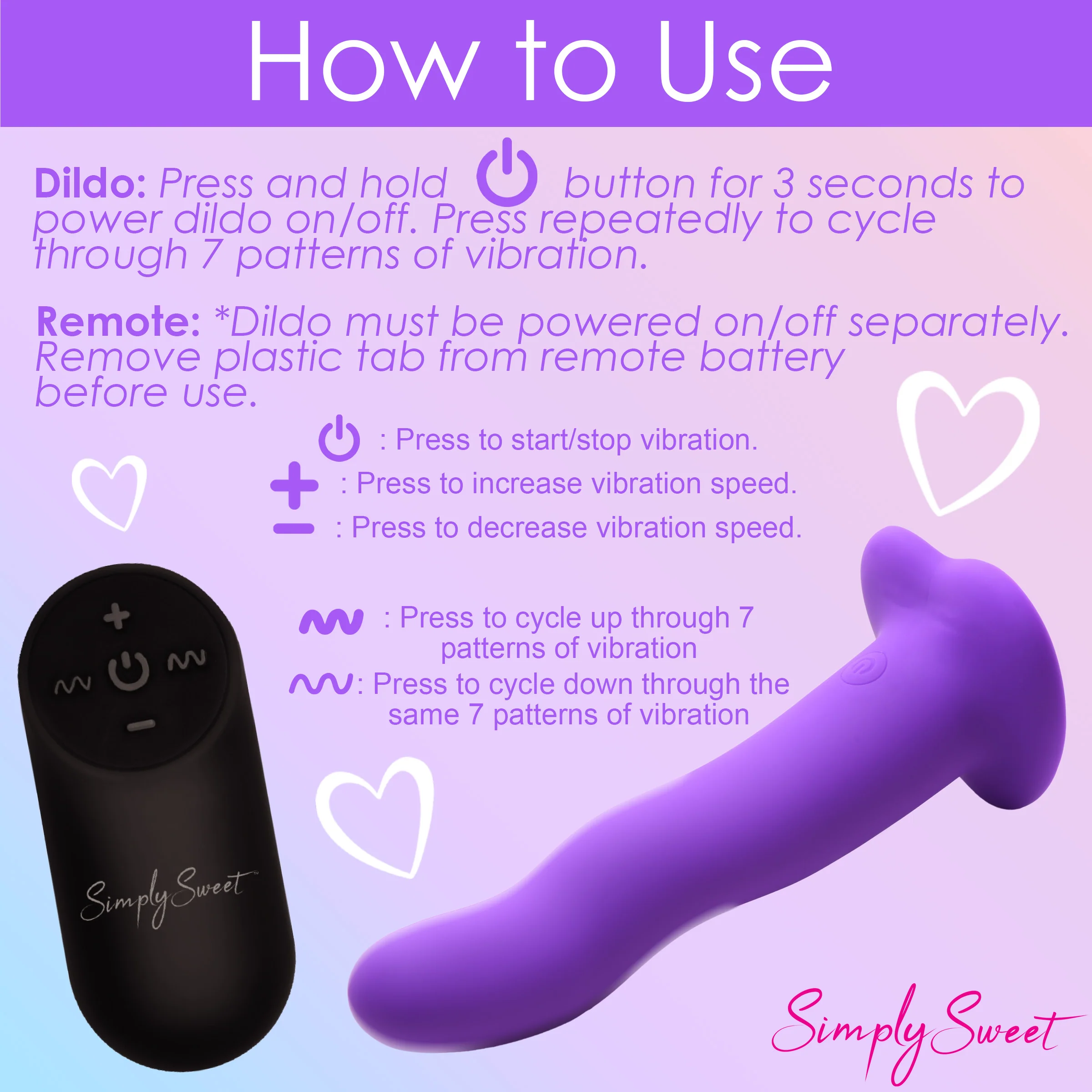 21x Vibrating Wavy Silicone Dildo - Image 6