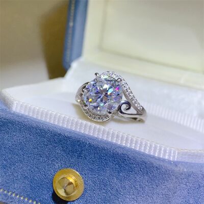 3 Carat Moissanite 925 Sterling Silver Ring - Image 4