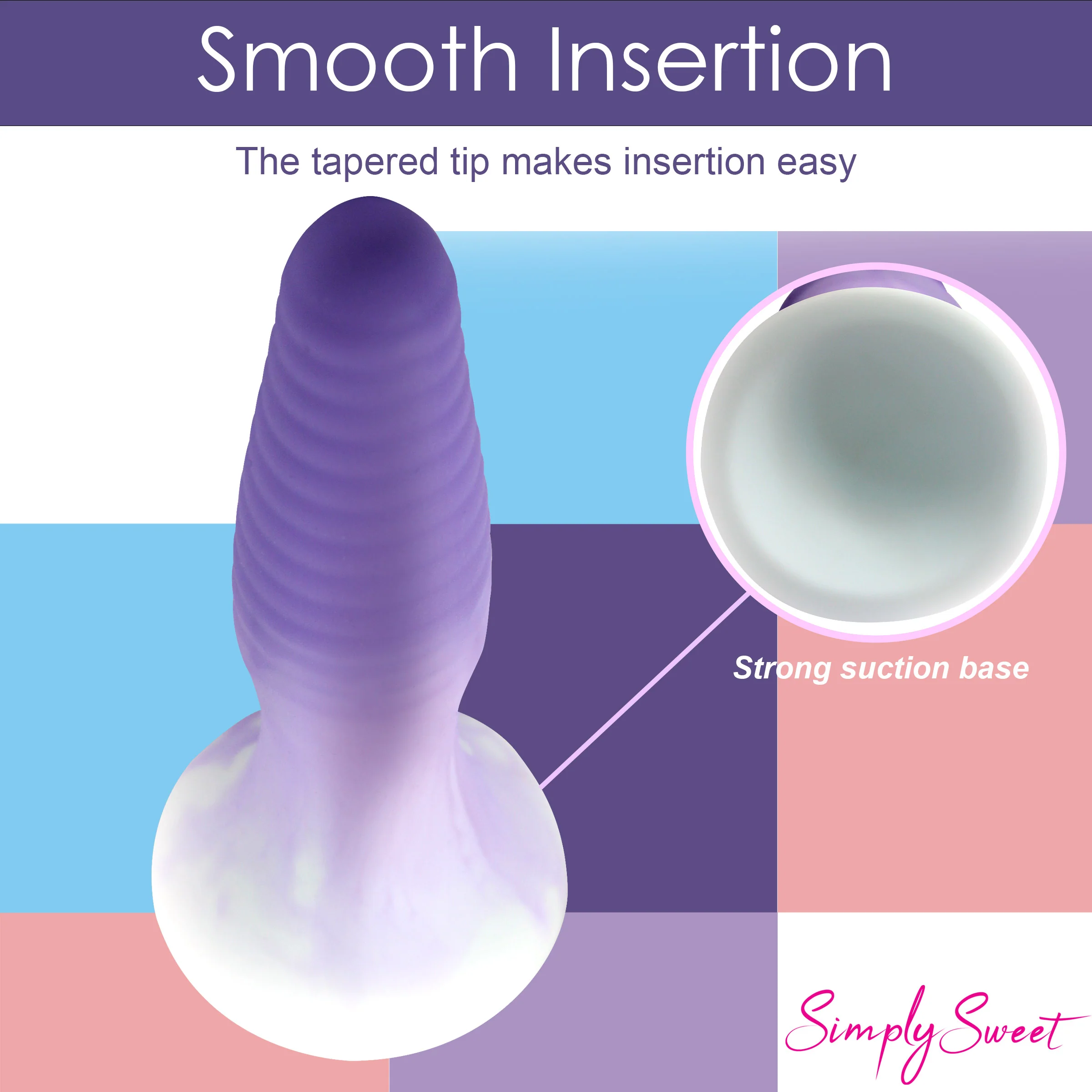 3 Piece Silicone Butt Plug Set - Purple - Image 8