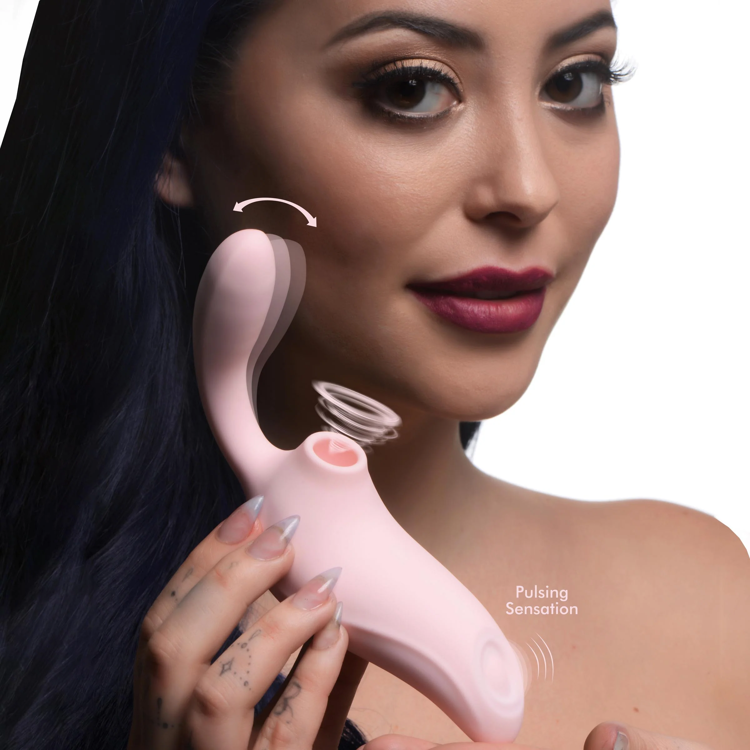 3 Way Elixir Sucking And Pulsing Vibrator