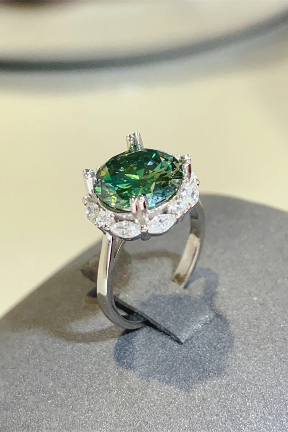 5 Carat Moissanite 925 Sterling Silver Ring - Image 3