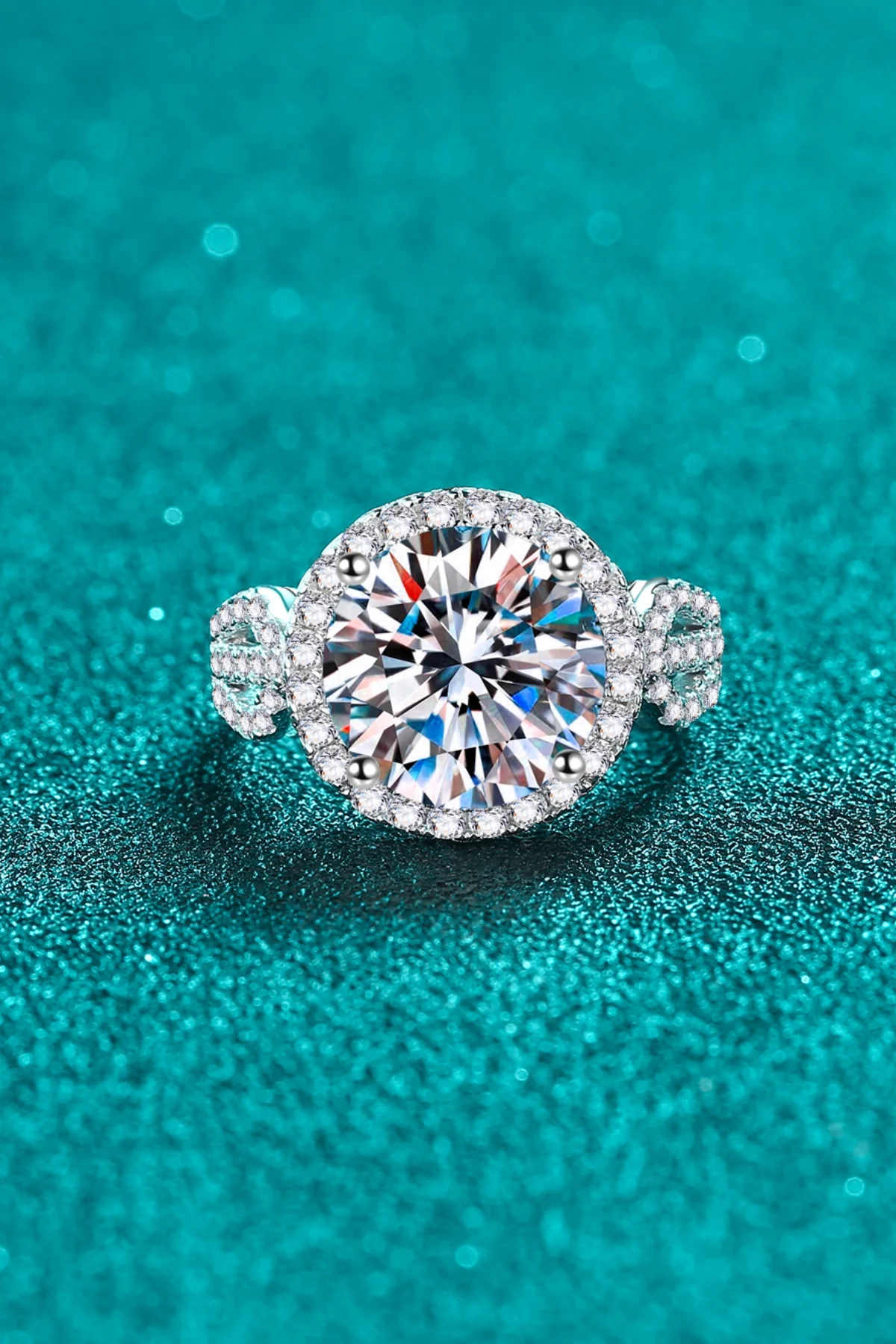 5 Carat Moissanite 925 Sterling Silver Ring - Image 5