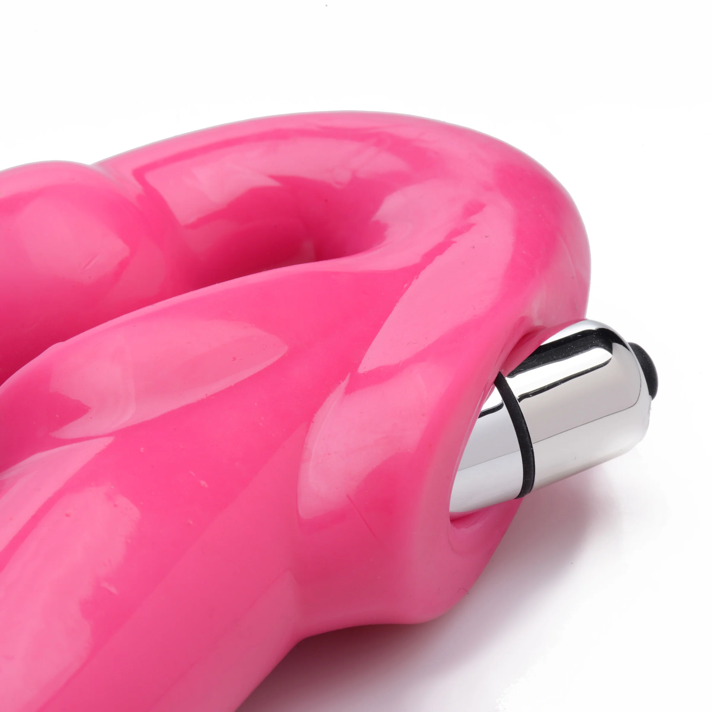 7x Revolver Slim 8 Inch Vibrating Strapless Strap-on - Image 2