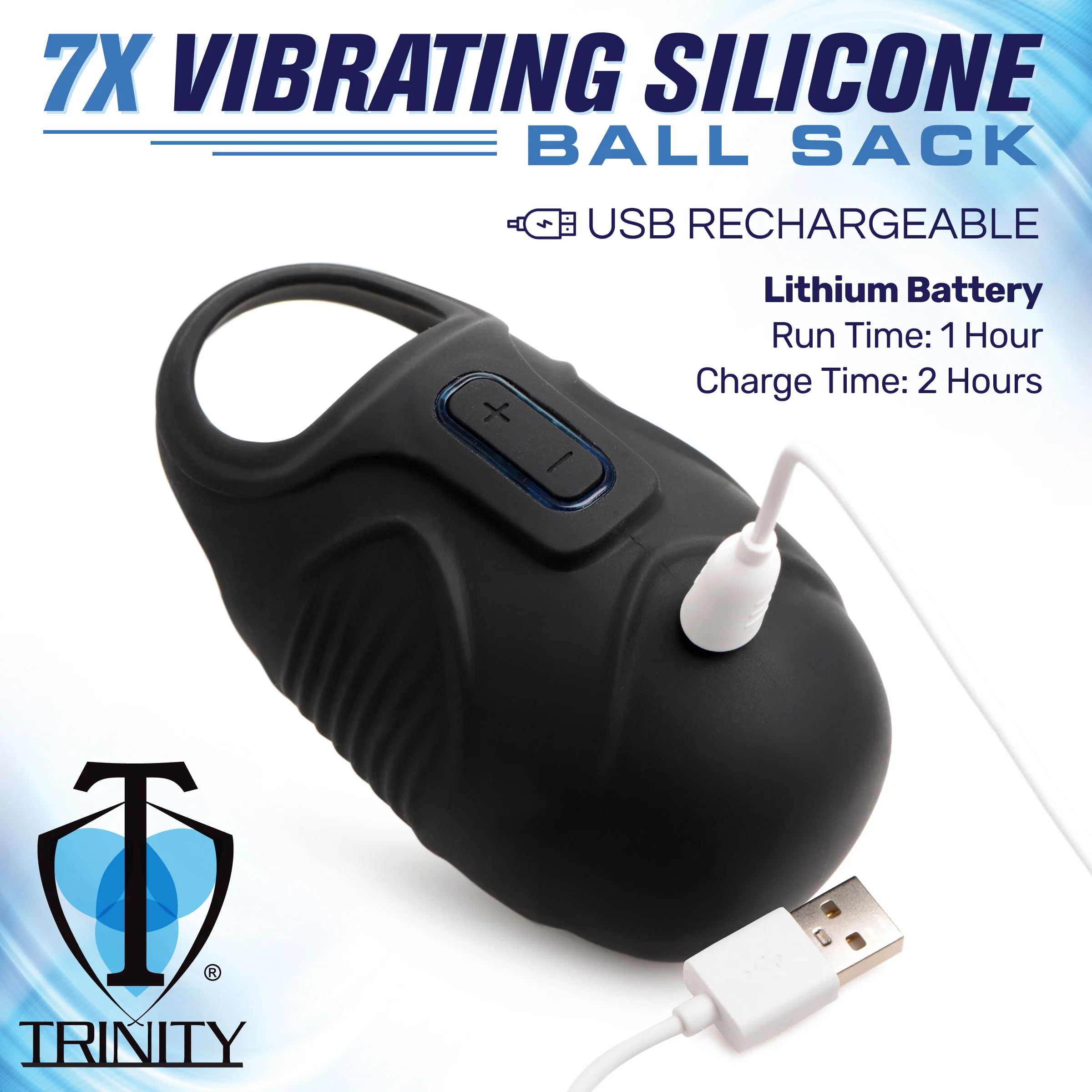 7x Vibrating Silicone Ball Sack - Image 8