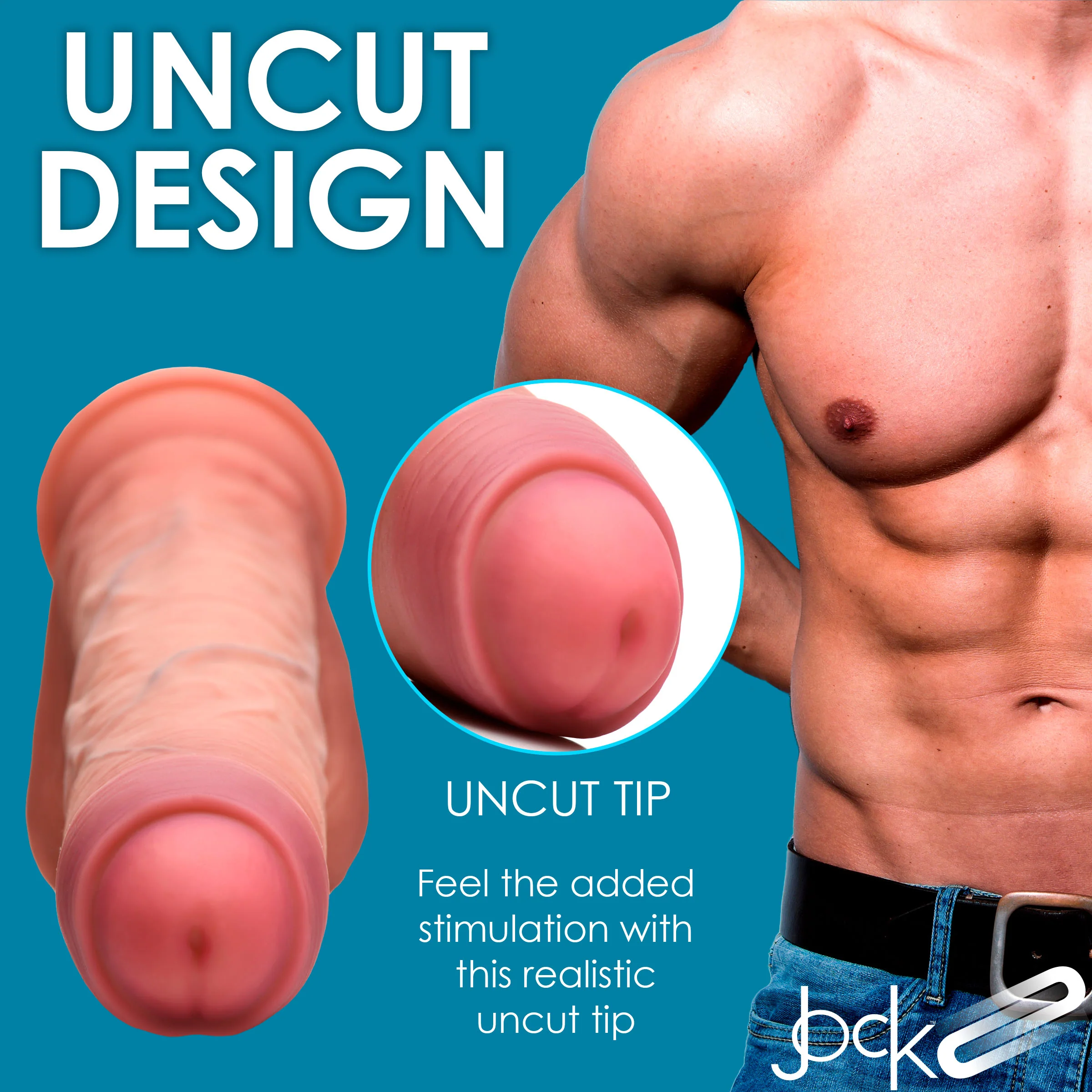 9.8 Inch Dual Density Uncut Dildo With Balls - Image 8