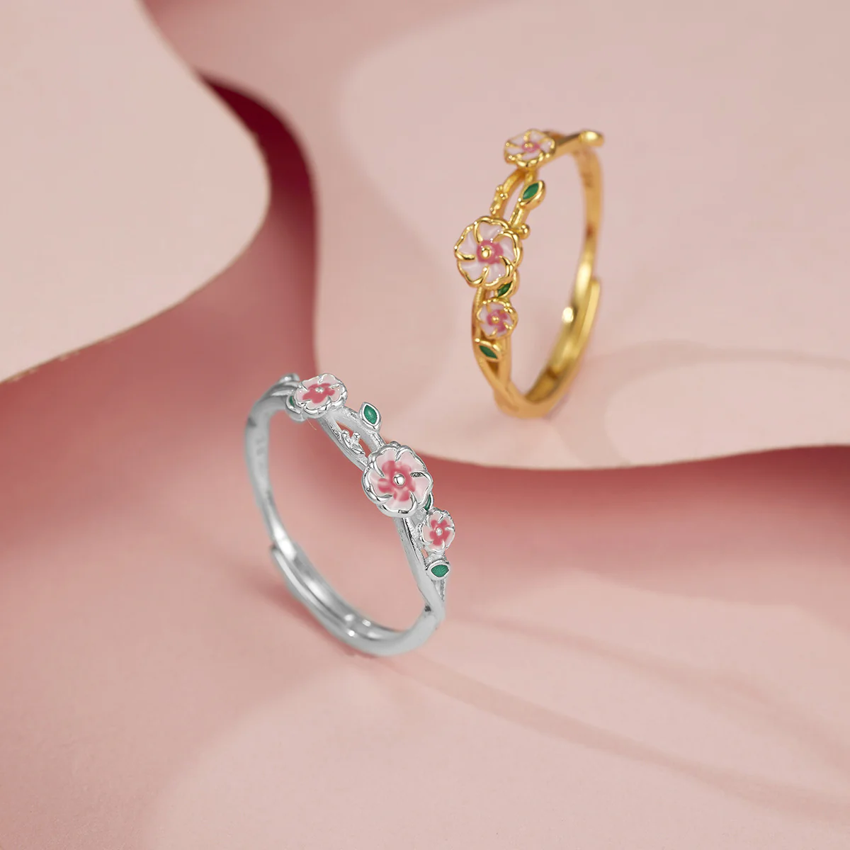 925 Sterling Silver Flower Ring