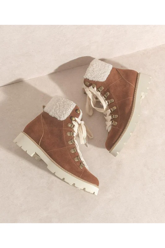 AALIYAH-FUR COMBAT BOOTIES - Image 2