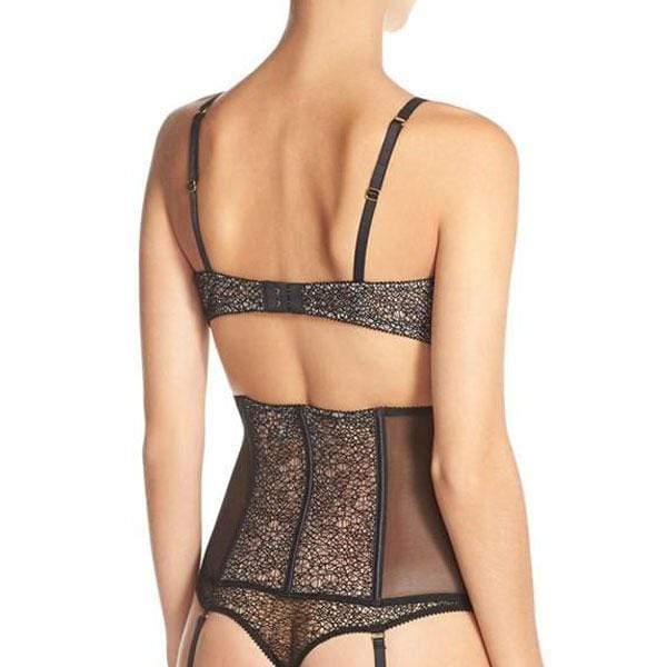 Sheer Mesh Corset Garter Belt Addiction Provocante - Image 4