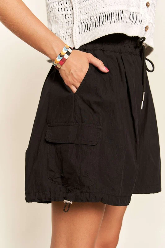 ADORA Drawstring Shorts with Pockets - Image 4