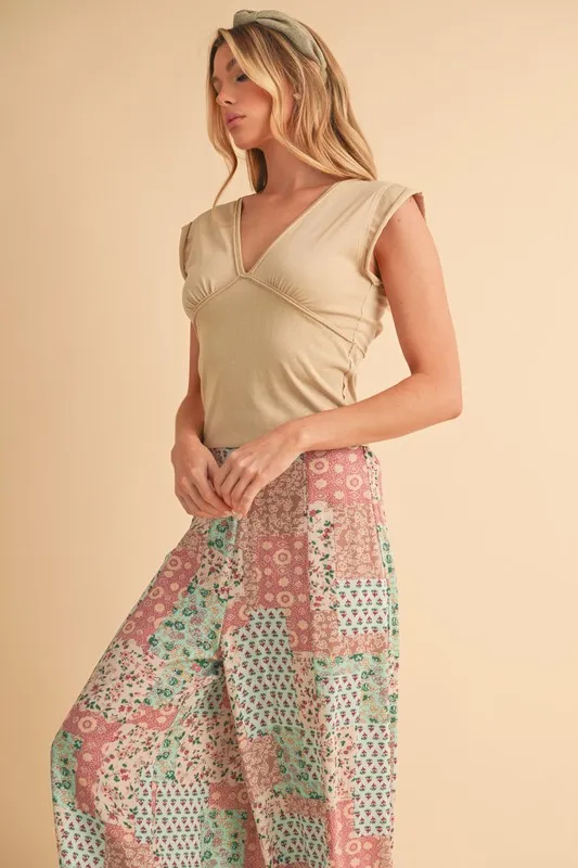 Aemi+Co Printed Wide Leg Pants - Image 10