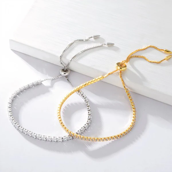 Alicia 18K Gold Plated Sterling Silver Bracelet - Image 3