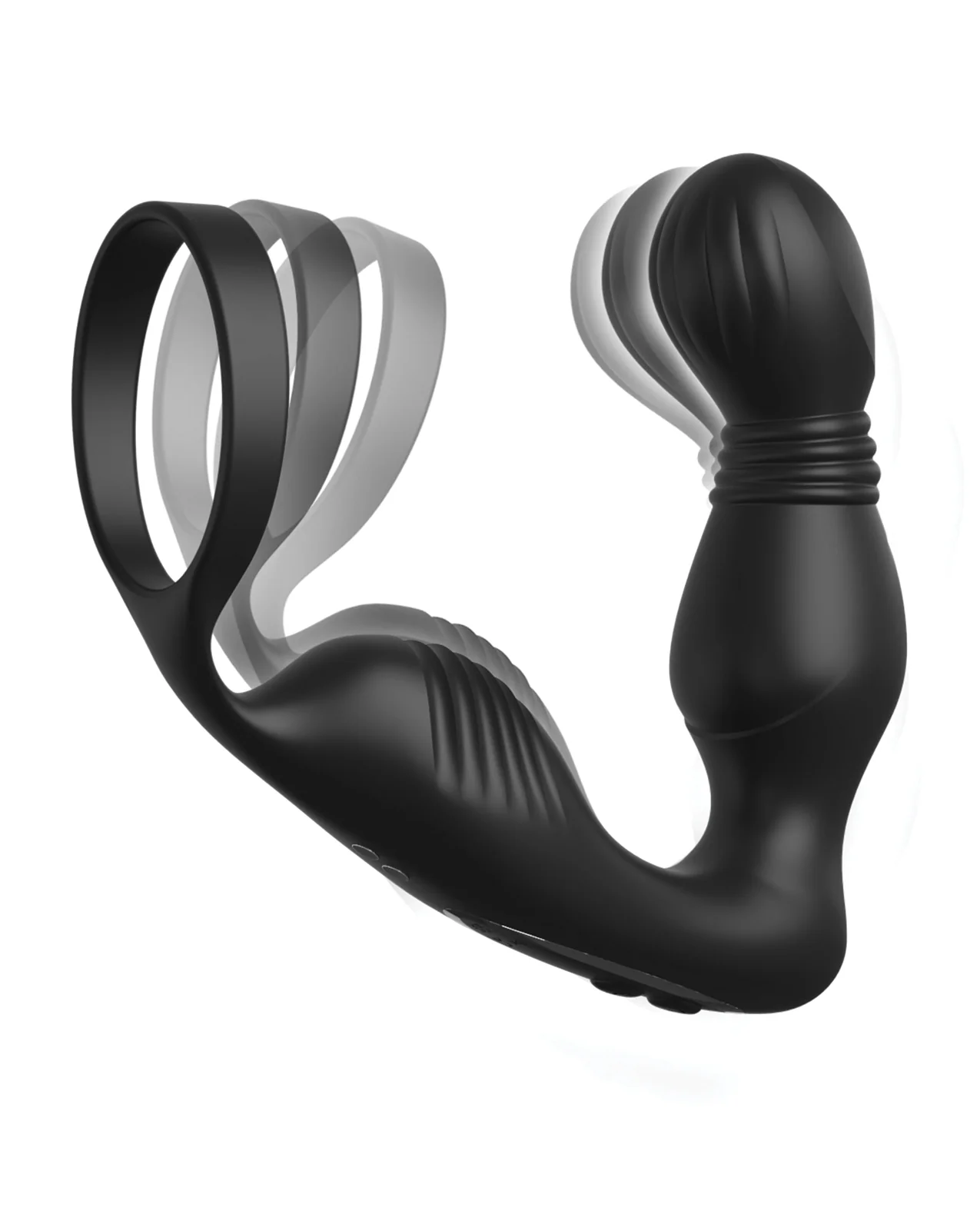 Anal Fantasy Elite Collection Ass-Gasm Pro P-Spot Milker - Black - Image 3