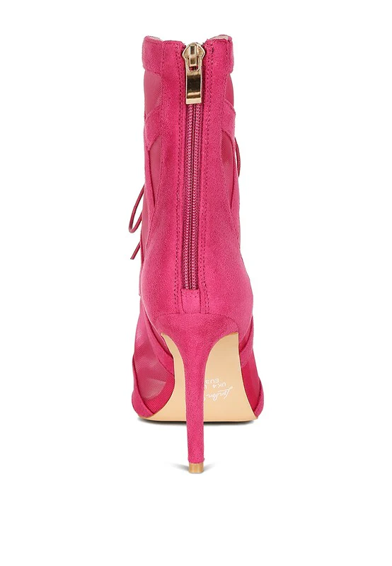 Anarki Mesh Lace-Up Ankle Boots - Image 6