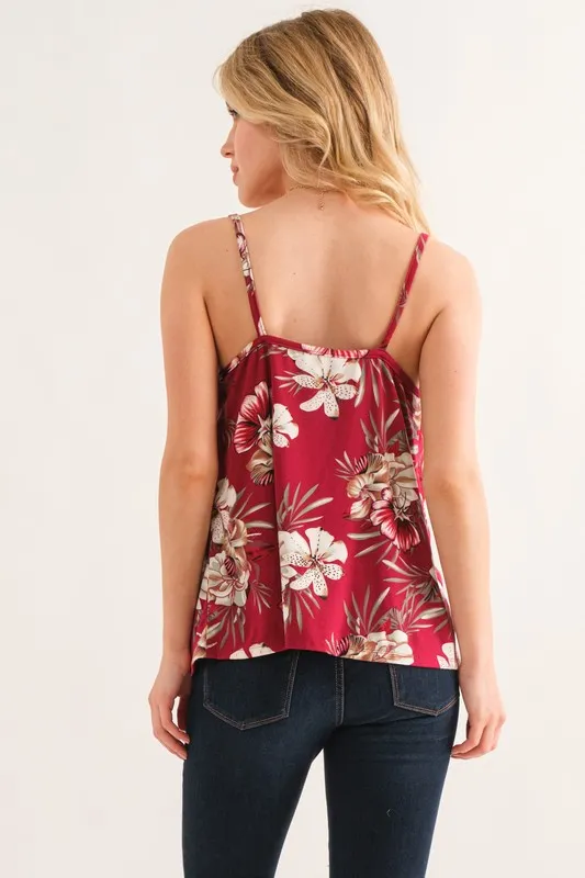 And The Why Floral Printed Casual Tank Top - Image 3