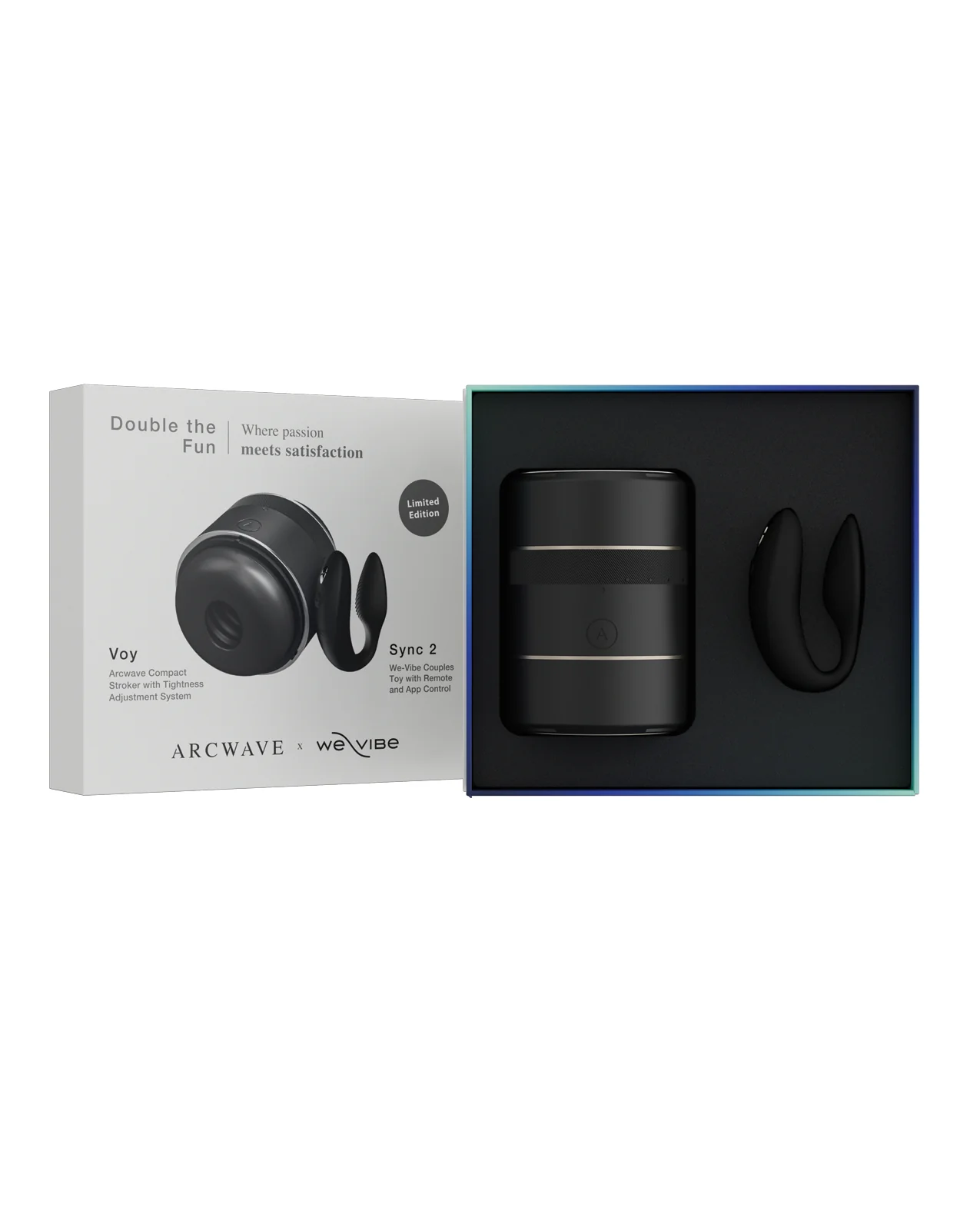 Arcwave Voy / We-Vibe Sync 2 Double the Fun Pair - Black - Image 3