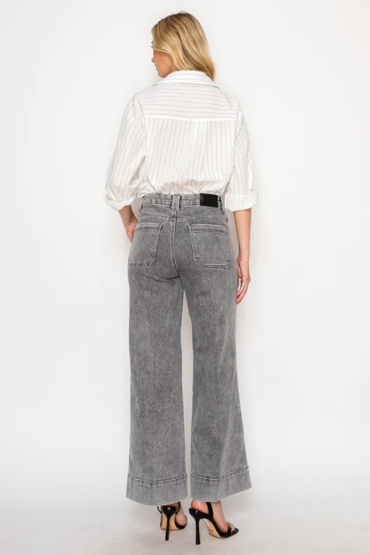 AT2101PZLG - High Rise the Perfect Palazzo Jeans - Image 4