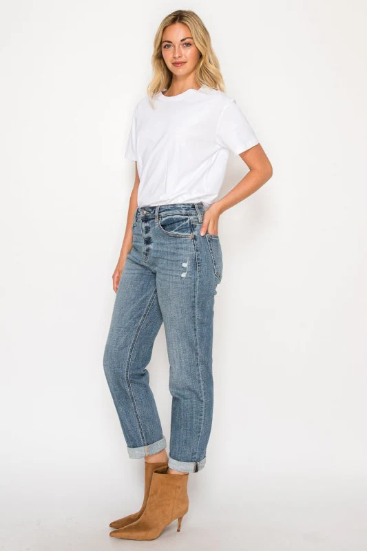AT2102BFM - MID RISE MODERN BOYFRIEND JEANS - Image 3