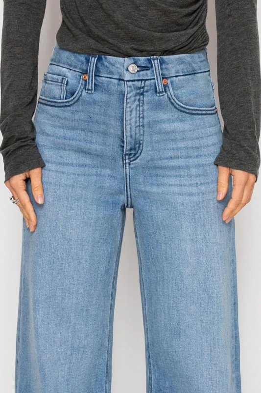 AT2109WDM - TUMMY CONTROL HIGH RISE A-WIDE JEANS - Image 5