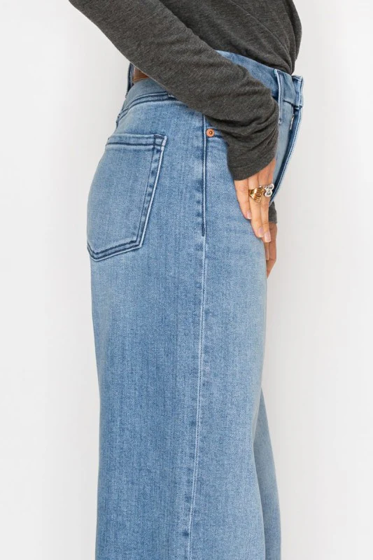 AT2109WDM - TUMMY CONTROL HIGH RISE A-WIDE JEANS - Image 8