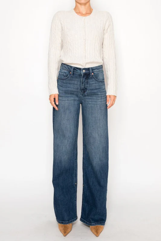 AT2110WDD TUMMY CONTROL HIGH RISE A-WIDE JEANS - Image 2