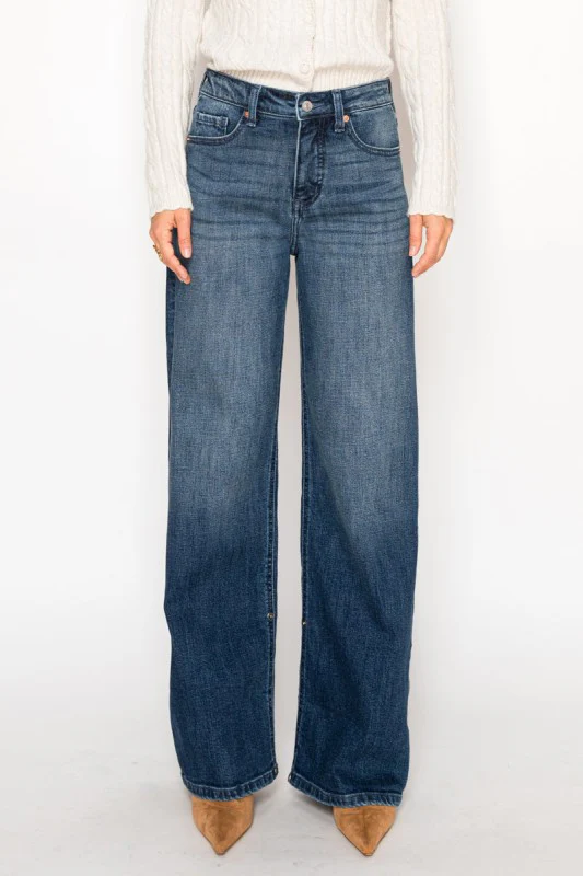 AT2110WDD TUMMY CONTROL HIGH RISE A-WIDE JEANS - Image 3