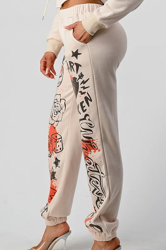 ATHINA CASUAL JACKET AND GRAPHIC PANTS SET - Image 8