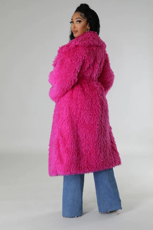 ATHINA Fuzzy Fur Winter Heavy Jacket - Image 5