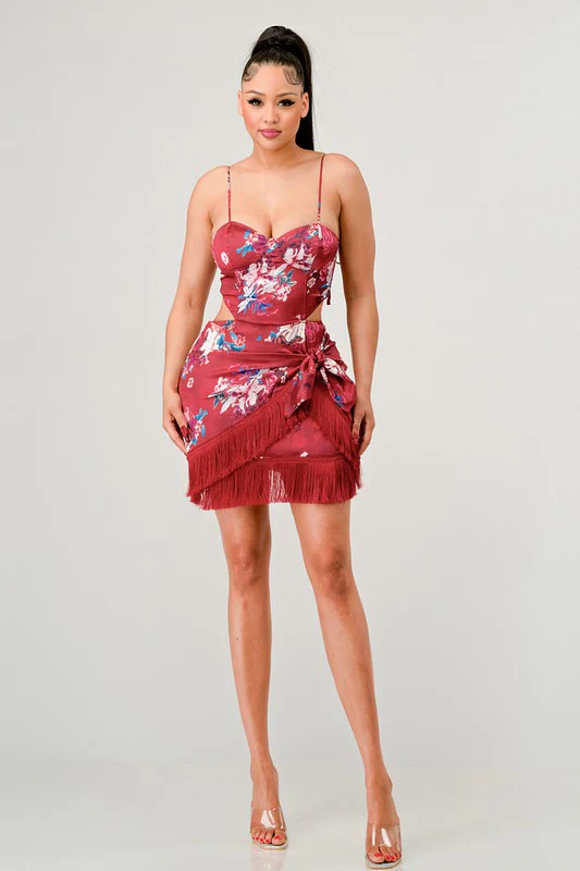 Athina Kimono floral print mini dress - Image 6